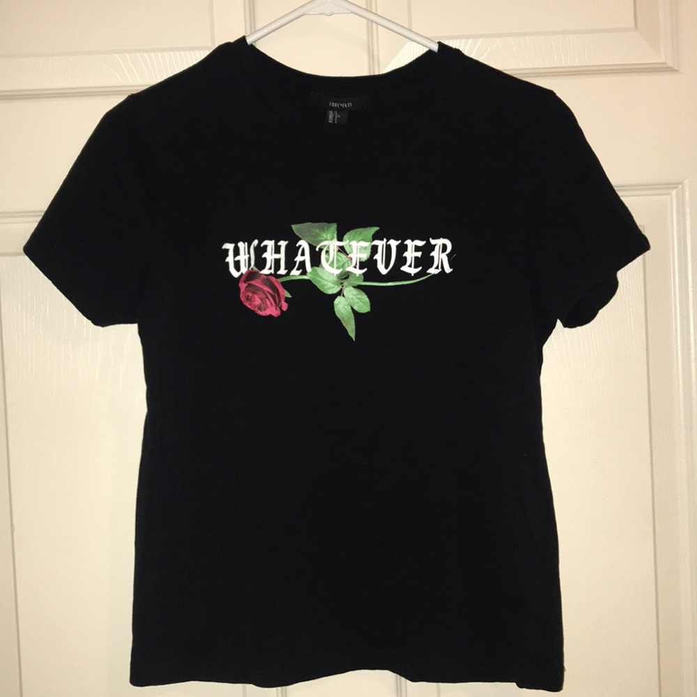 whatever rose tee